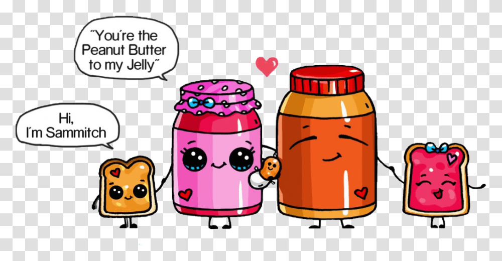 Your The Peanut Butter To My Jelly Cute Peanut Butter And Jelly Sandwich, Jar, Food, Barrel, Beverage Transparent Png