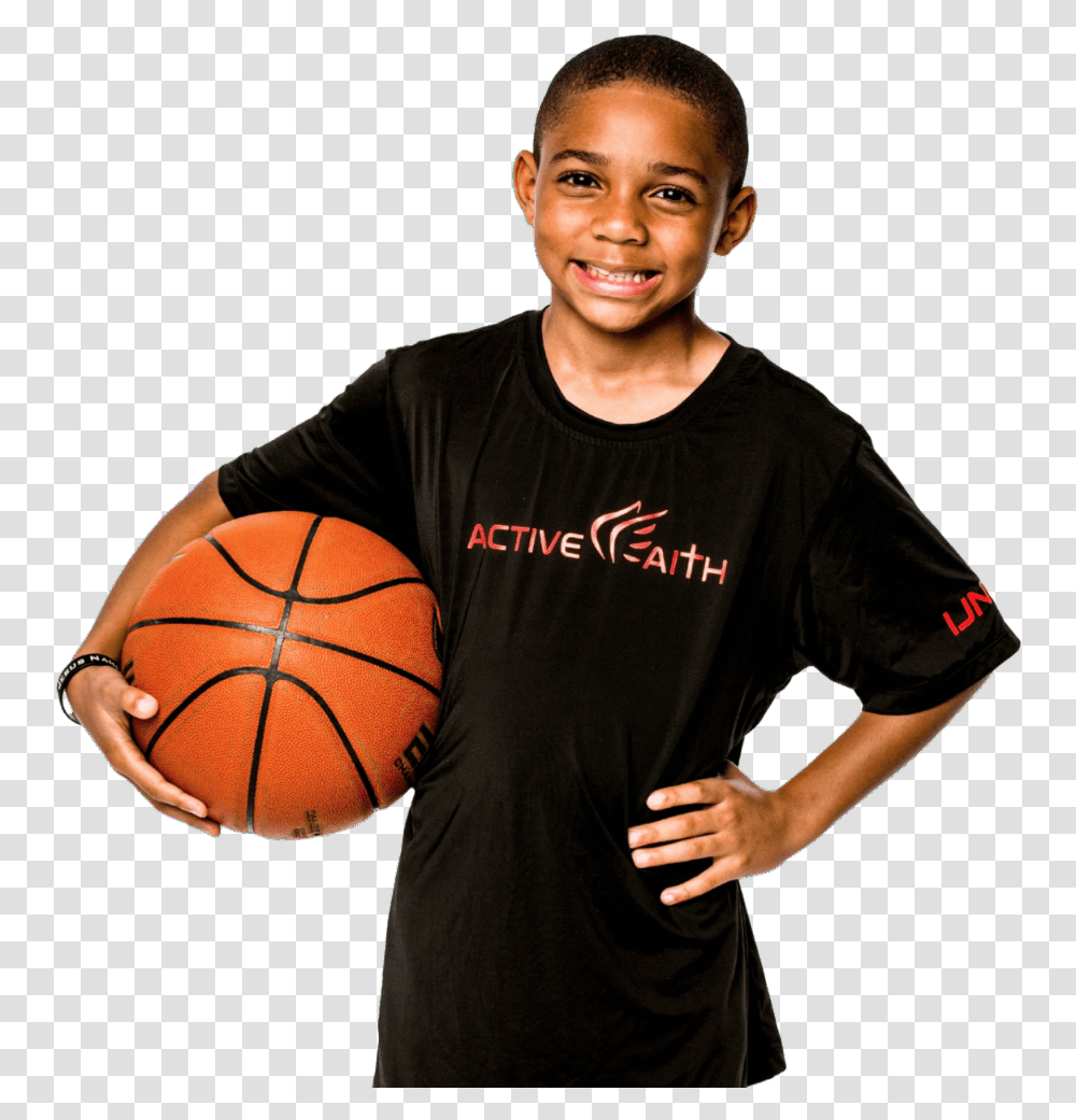 Youth Logo Performance Shirt Youth Basketball Player, Person, Human, People, Sport Transparent Png