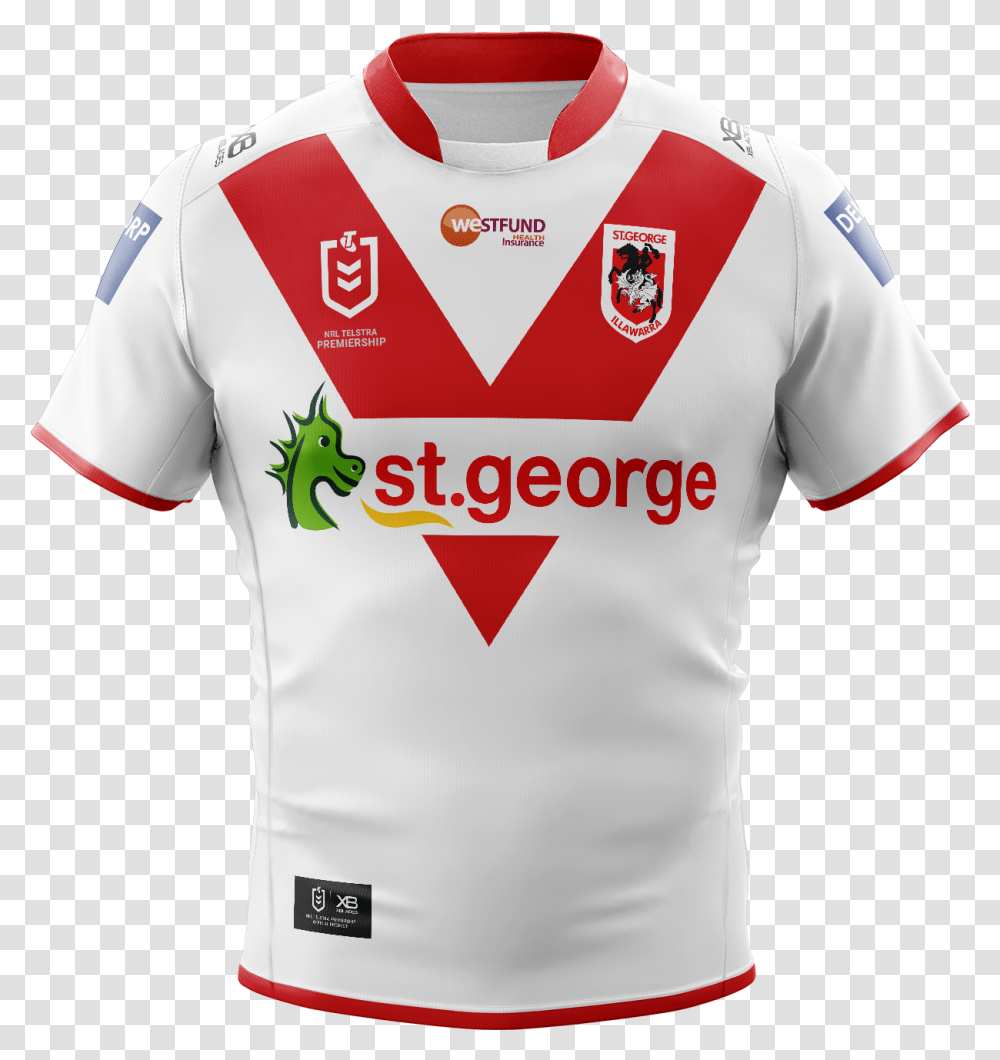 Youth St George Bank, Clothing, Apparel, Shirt, Jersey Transparent Png