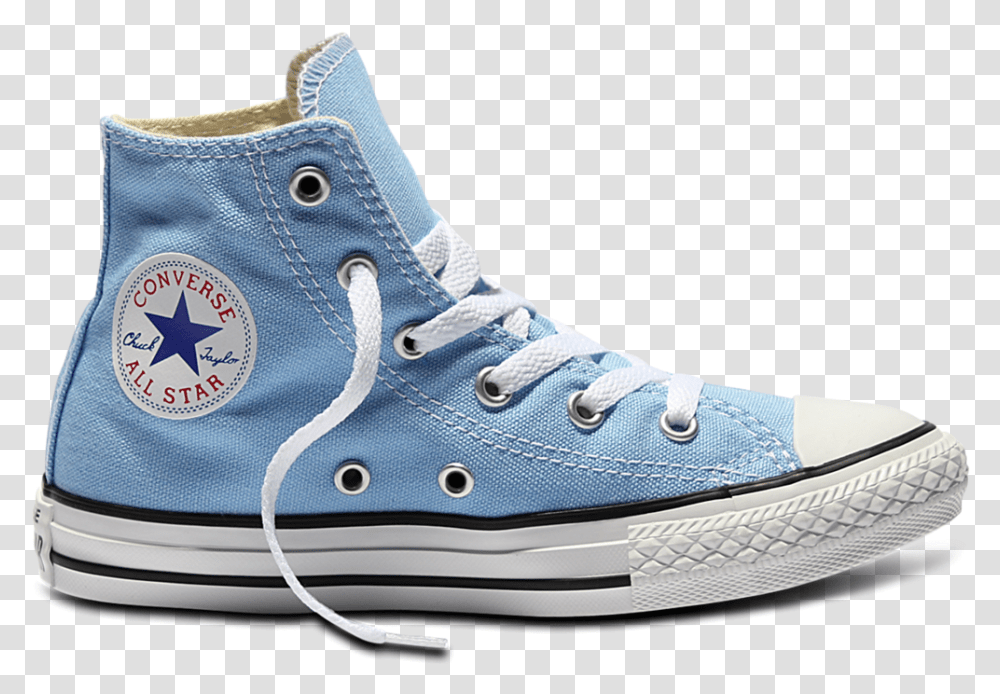 Youths Chuck Taylor Seasonal Converse All Star Sky Blue, Shoe, Footwear, Apparel Transparent Png