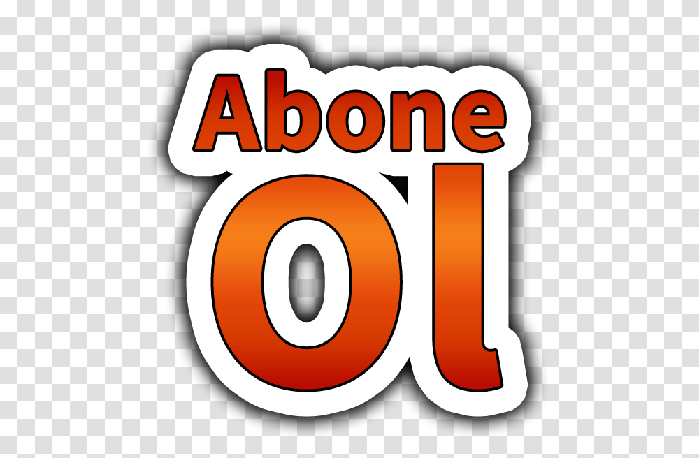 Youtube Abone Ol Abone Ol, Number, Logo Transparent Png