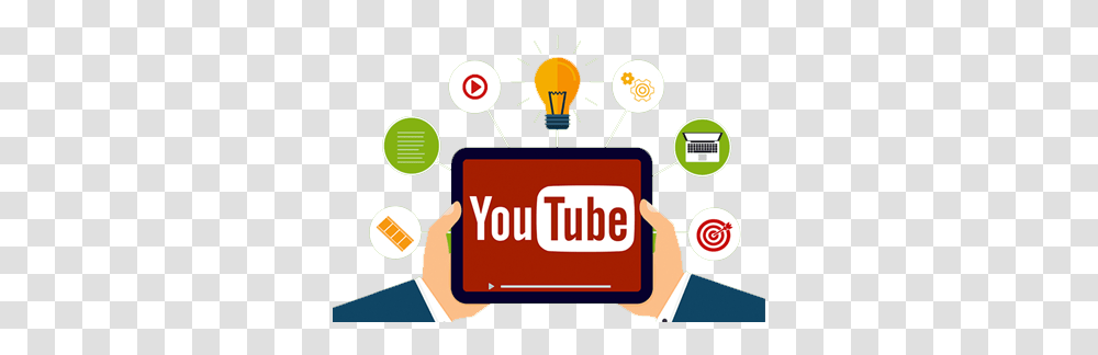 Youtube Ads Youtube Video Marketing Logo, Light, Lightbulb, Graphics, Art Transparent Png