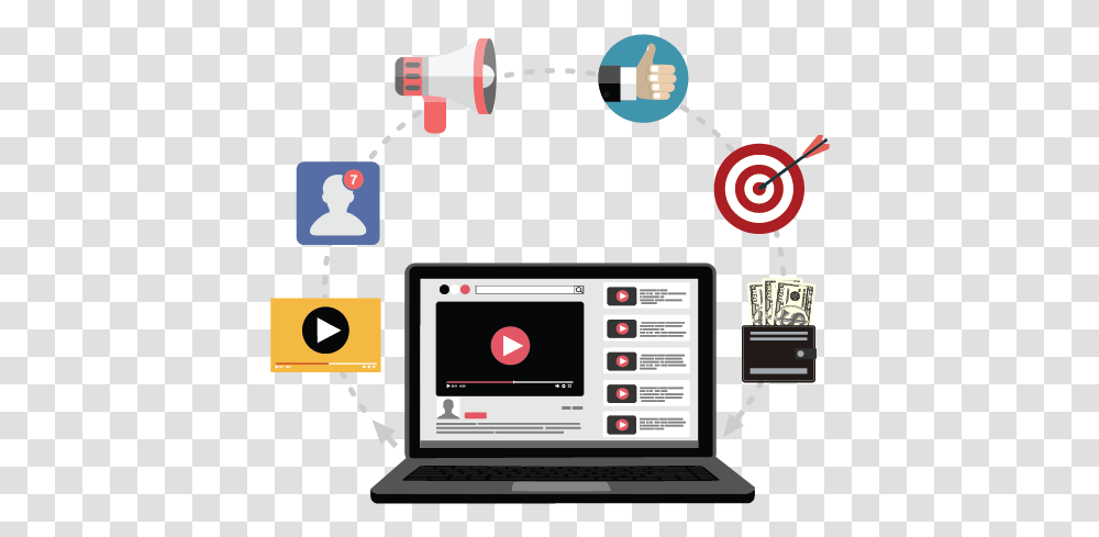 Youtube Advertising Expert And Agency Bahrain Saudi Arabia Marketing, Computer, Electronics, Pc, Computer Keyboard Transparent Png