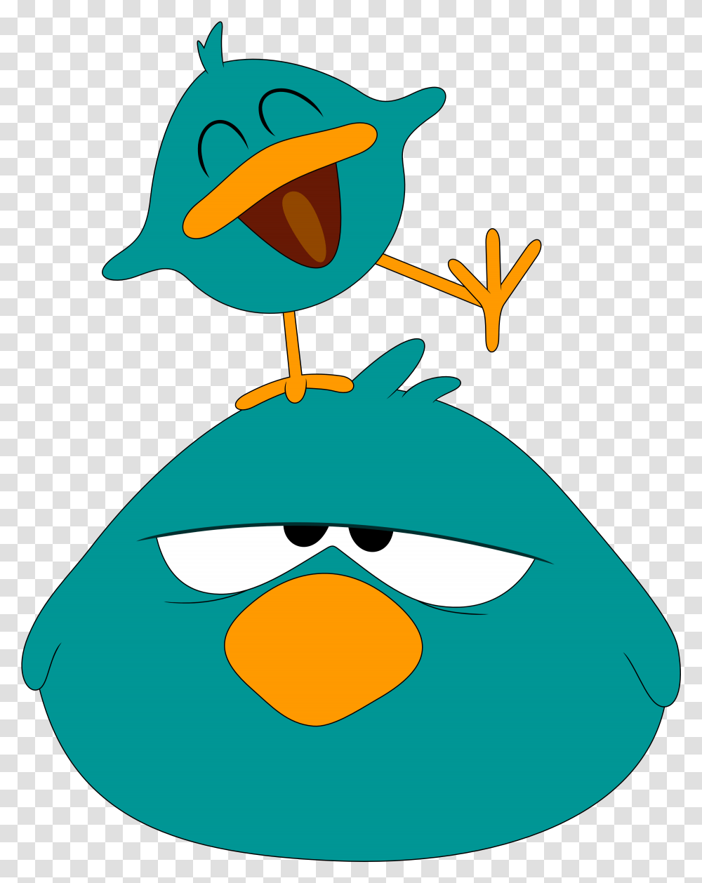 Youtube Baby Bird Sitting Animation Art Sleepy Bird From Pocoyo, Angry Birds Transparent Png