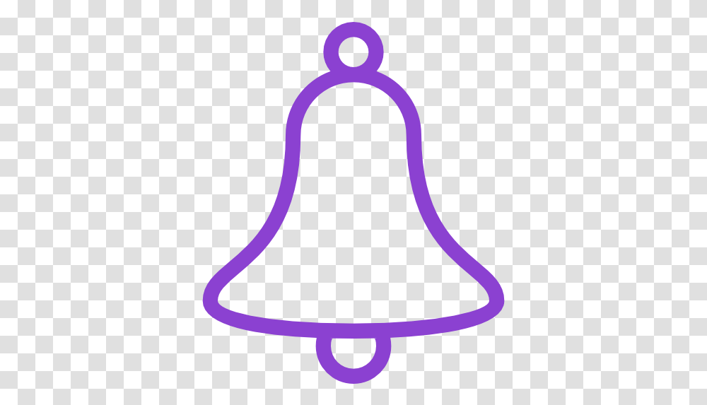 Youtube Bell Icon Free Image Youtube Bell Purple, Label, Text, Light, Ornament Transparent Png