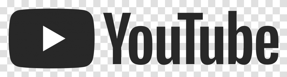 Youtube Black Youtube Logo Black, Number, Word Transparent Png