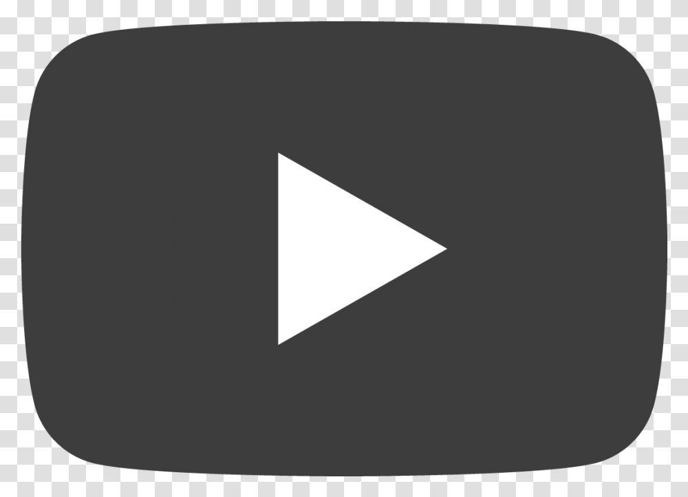 Youtube Black Youtube Logo, Triangle, Business Card, Paper Transparent Png