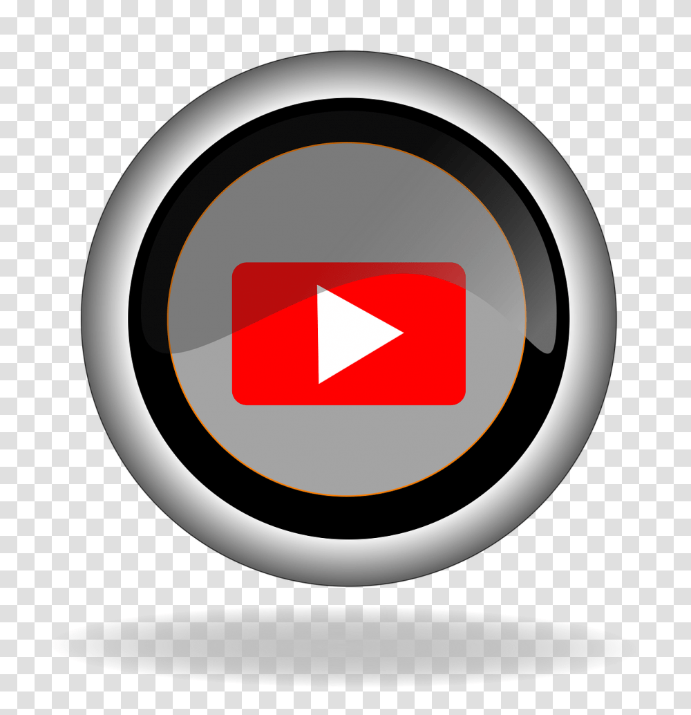 Youtube Button Free Image On Pixabay Circle, Electronics, Webcam, Camera Transparent Png