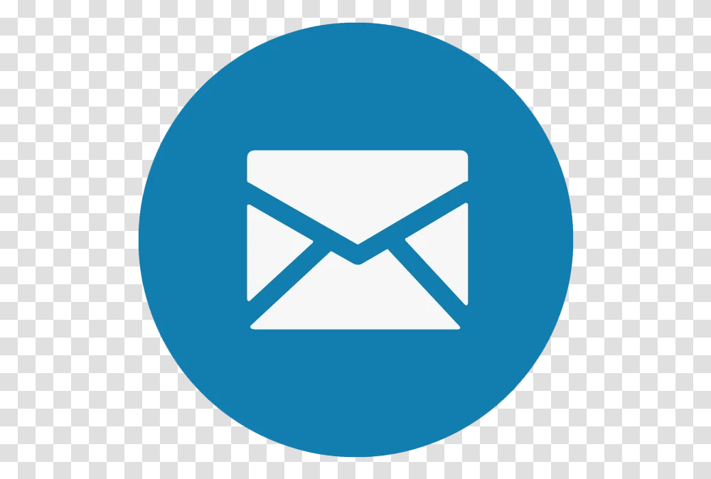 Youtube Channel Marketing In Pune Circle Blue Email Icon, Envelope, Airmail Transparent Png