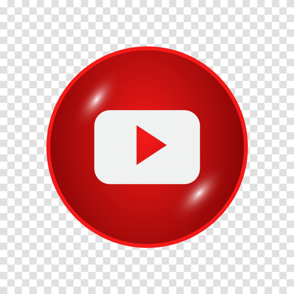 Youtube Circle Collections Youtube Logo Hd Glossy, Symbol, Sign, Text, Road Sign Transparent Png