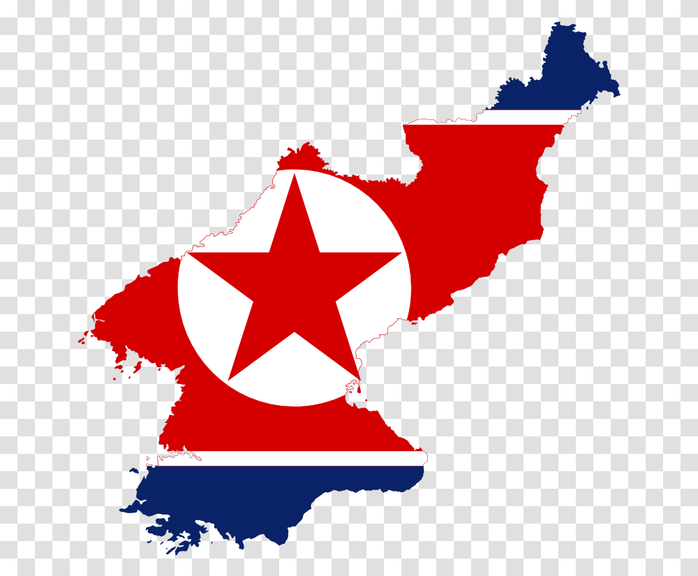Youtube Clip Art North Korea Best Korea Countryball North Korea Flag Map, Symbol, Star Symbol, Person, Human Transparent Png