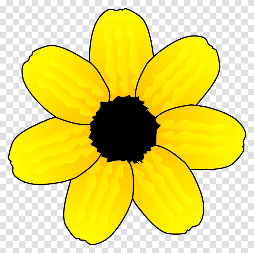 Youtube Clipart Background Clip Art Yellow Flower, Plant, Blossom, Sunflower, Petal Transparent Png
