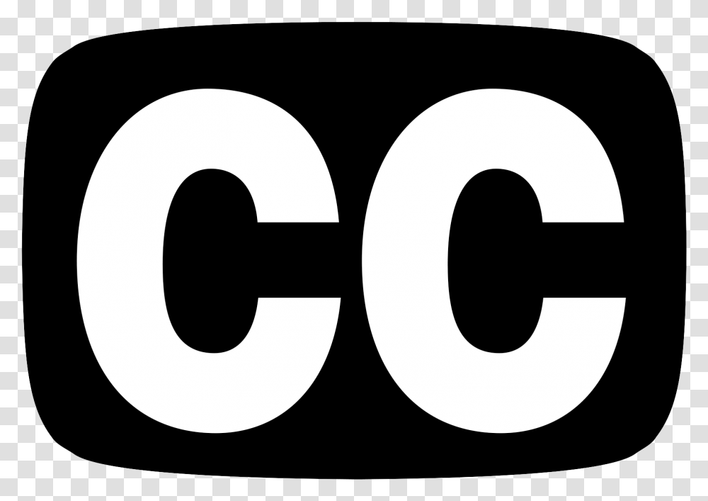 Youtube Closed Captions Closed Captioning Logo White, Text, Number, Symbol, Word Transparent Png
