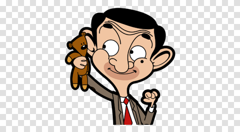 Youtube Coloring Book Character Cartoon Mr Bean Cartoon Mr Bean Cartoon, Face, Crowd, Hand, Tie Transparent Png