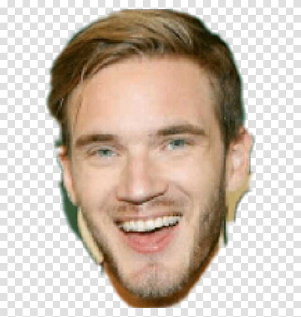 Youtube Face Pewdiepie, Head, Person, Smile, Performer Transparent Png