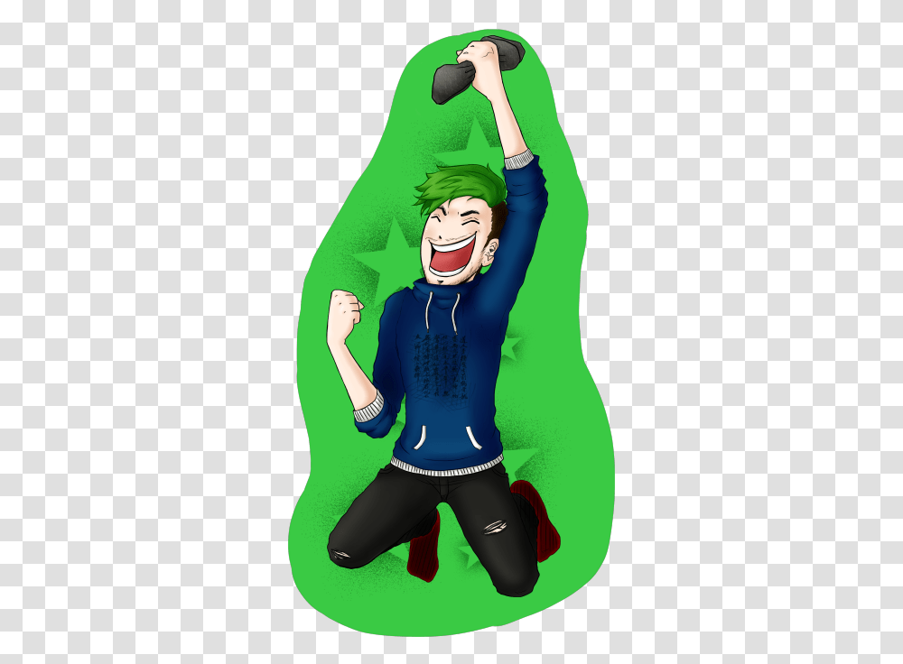 Youtube Fanart Jacksepticeye Hielolelice • Clip Art, Clothing, Sleeve, Long Sleeve, Person Transparent Png