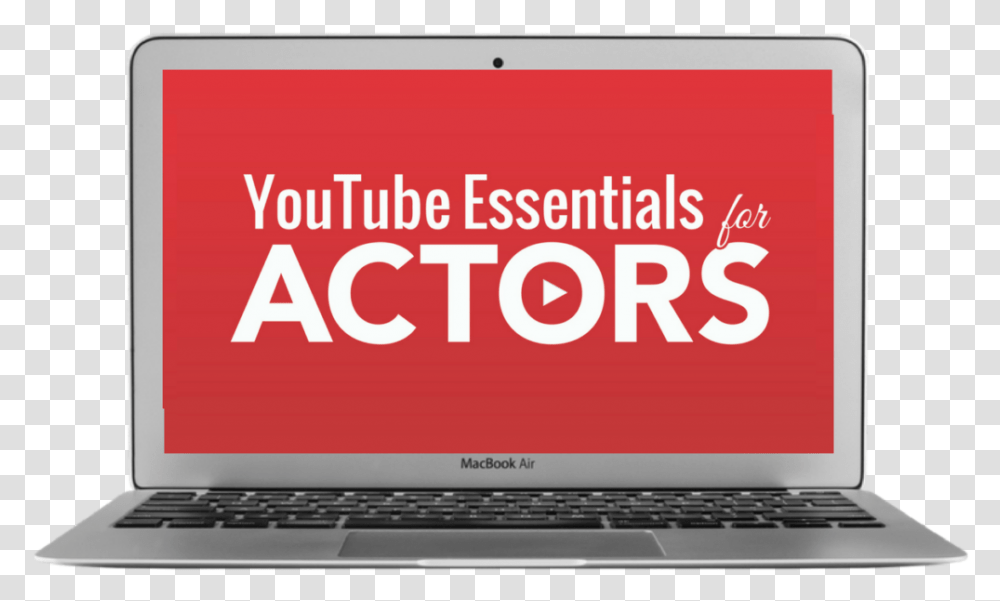 Youtube For Actors Netbook, Pc, Computer, Electronics, Laptop Transparent Png