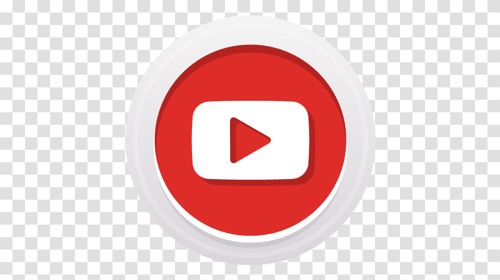 Youtube Free Icon Of Round High Quality Youtube Icon 96 96, Logo, Symbol, Trademark, Text Transparent Png