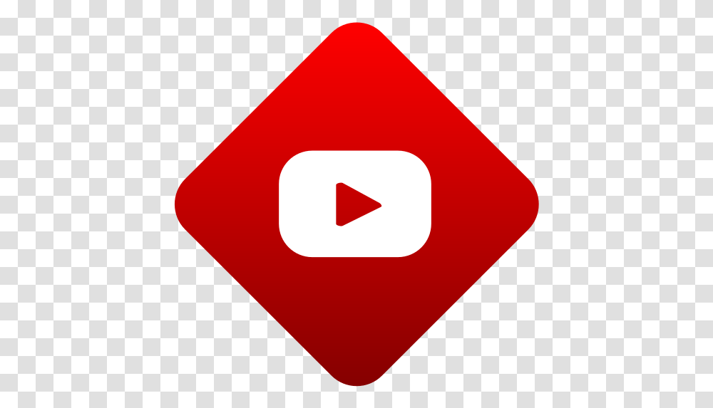 Youtube Free Icon Of Social Media Rl Heating Plumbing Ltd, Symbol, Sign, Triangle, Road Sign Transparent Png