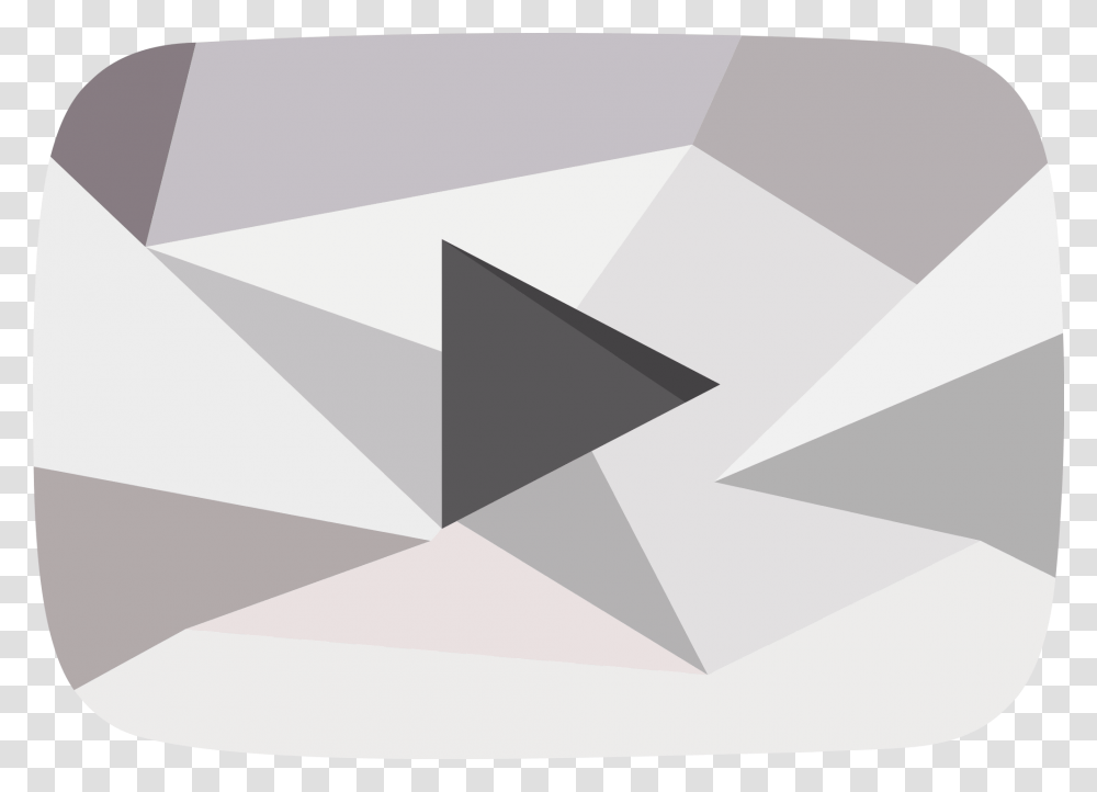 Youtube Icon Background Youtube Diamond Play Button, Triangle, Rug Transparent Png