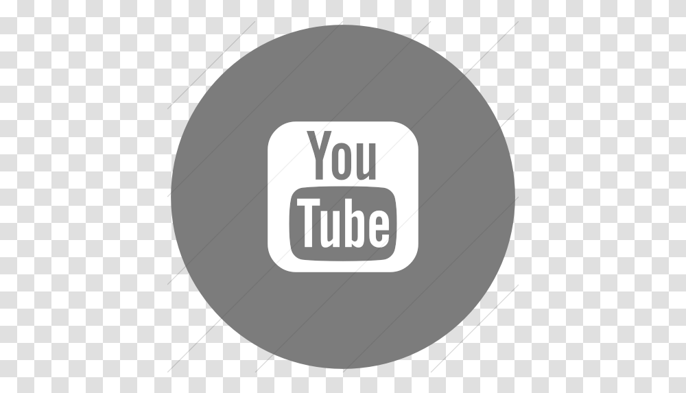 Youtube Icon Black Youtube, Label, Text, Word, Hand Transparent Png