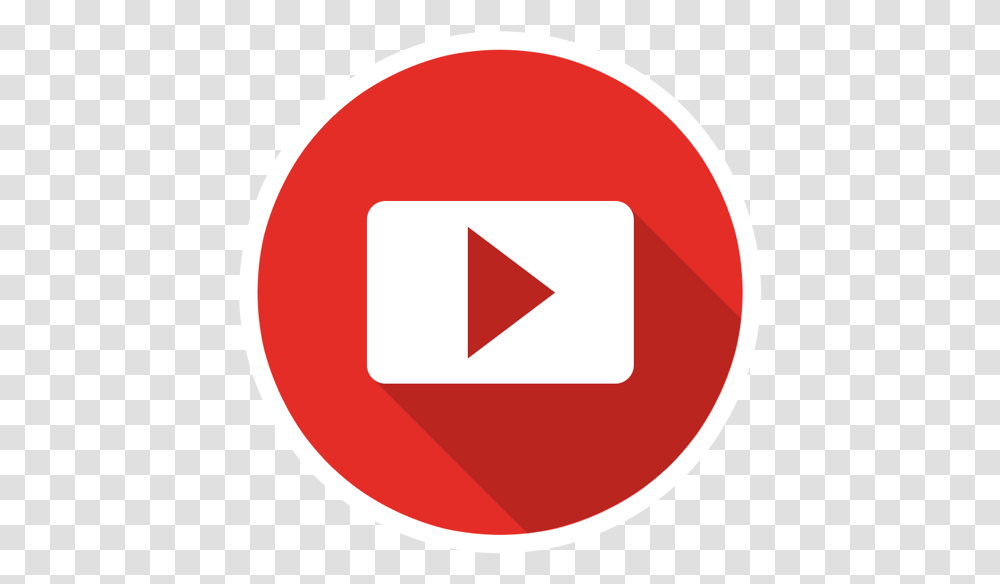 Youtube Icon For Mac Chartsfasr Logo De Youtube Circular, First Aid, Symbol, Sign, Road Sign Transparent Png