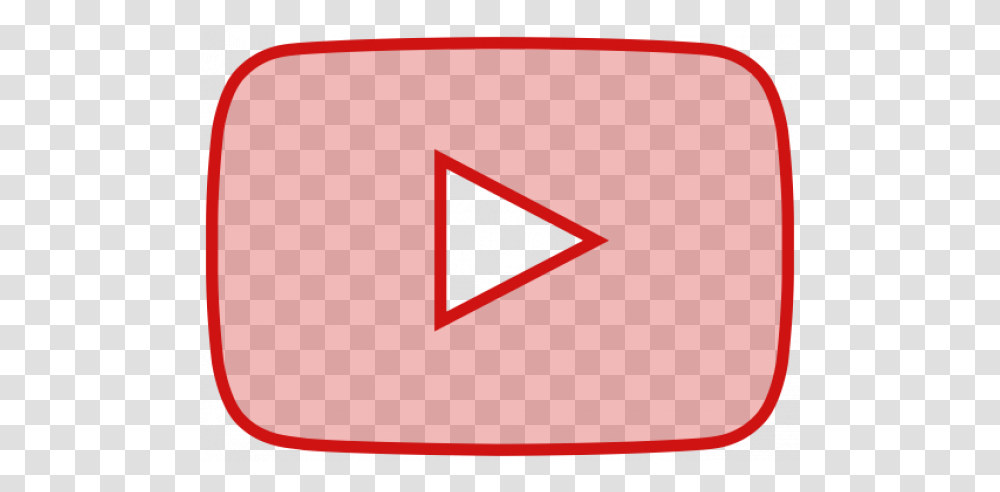 Youtube Icon Free Images - Pink Youtube Icon, First Aid, Triangle, Label, Text Transparent Png