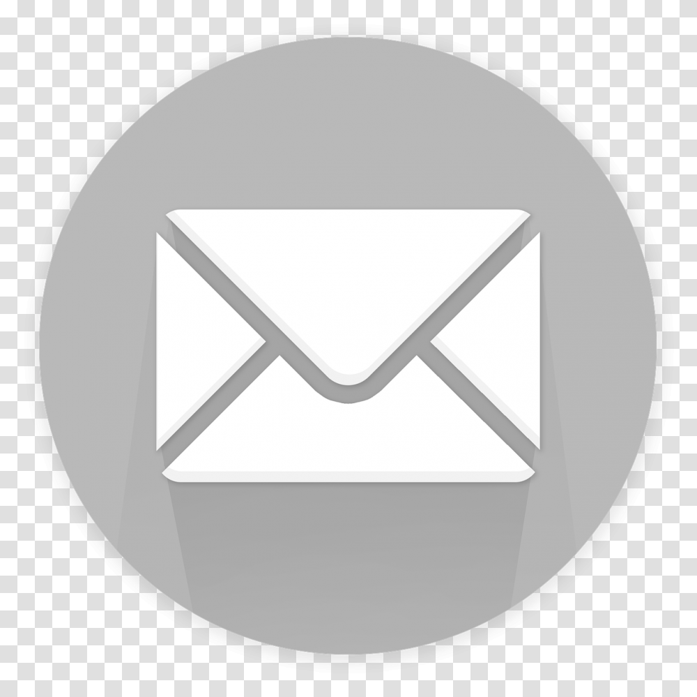 Youtube Icon Round Grey, Envelope, Mail, Lamp, Airmail Transparent Png