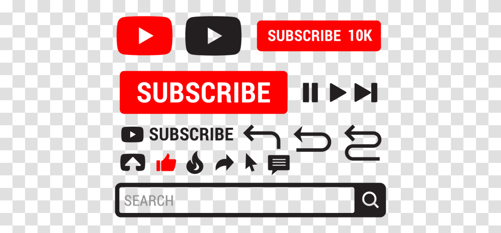 Youtube Icon Vector Video Element Social Media For Youtube Search Logo, Alphabet, Electronics, Pac Man Transparent Png