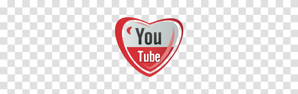 Youtube Icons Free Icons In Heart Social Icons, Label, Logo Transparent Png