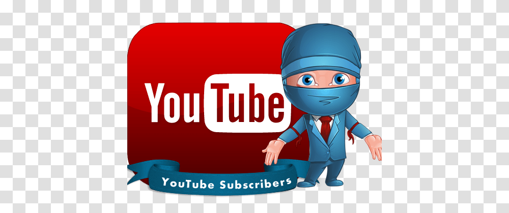 Youtube Logo Black Image Youtube Subscriber Logo Cartoon, Clothing, Word, Person, Text Transparent Png