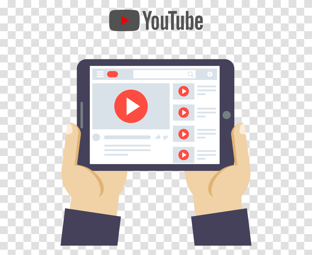 Youtube Logo Design The Best For Youtube Ranking, Computer, Electronics, Tablet Computer, Text Transparent Png