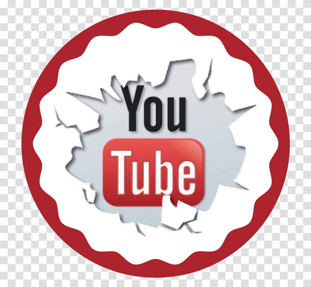 Youtube Logo Download Logo Subscribe Youtube Channel, Label, Text, Word, Food Transparent Png