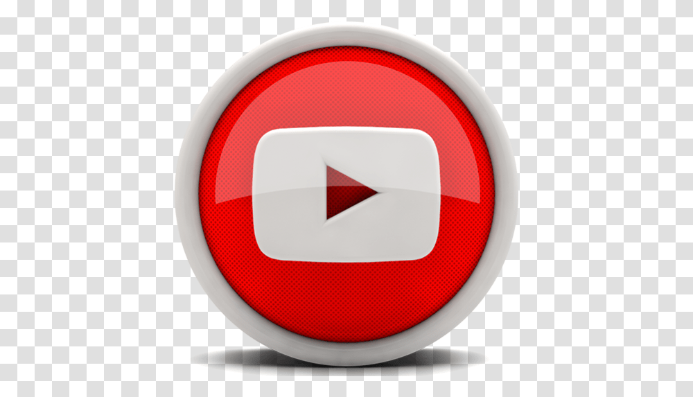 Youtube Logo Free Icon Of 3d Social Logos Dot, Symbol, Trademark, Text, Sign Transparent Png