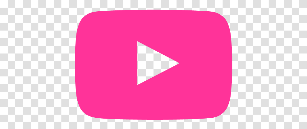 Youtube Logo Pink, Triangle, First Aid, Meal, Food Transparent Png
