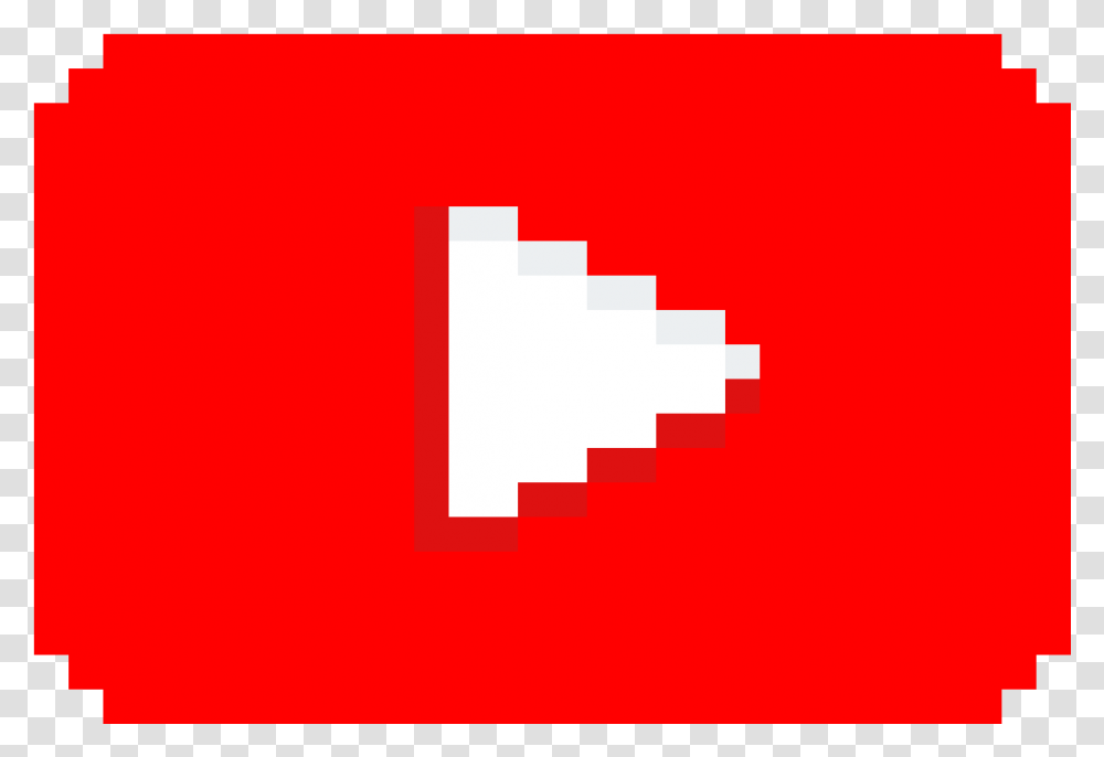 Youtube Logo Pixel Art, Trademark, First Aid, Red Cross Transparent Png
