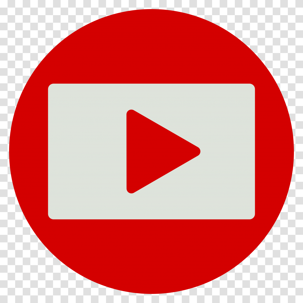 Youtube Logo Web Technology Social Youtube Logo Circulo, First Aid, Label, Text, Sticker Transparent Png