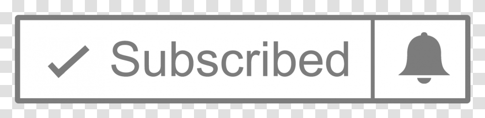 Youtube Official Subscribed And Bell Sign, Word, Number Transparent Png