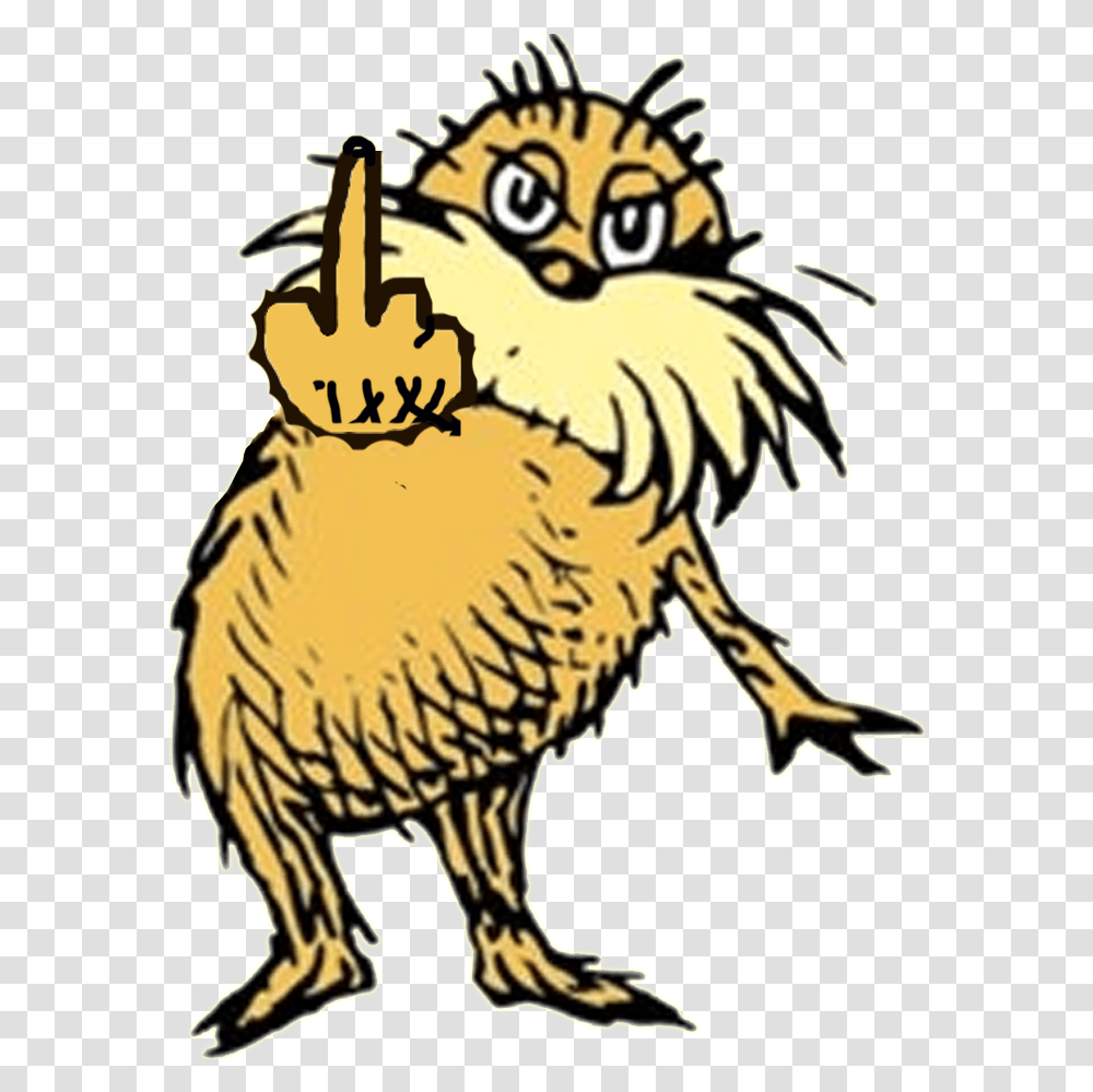 Youtube Once Lorax Speak For The Trees Meme, Animal, Bird, Chicken, Poultry Transparent Png