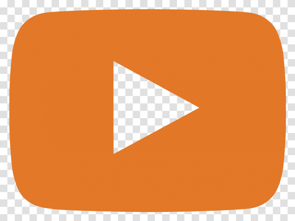 Youtube Orange Logo, Label, Triangle Transparent Png