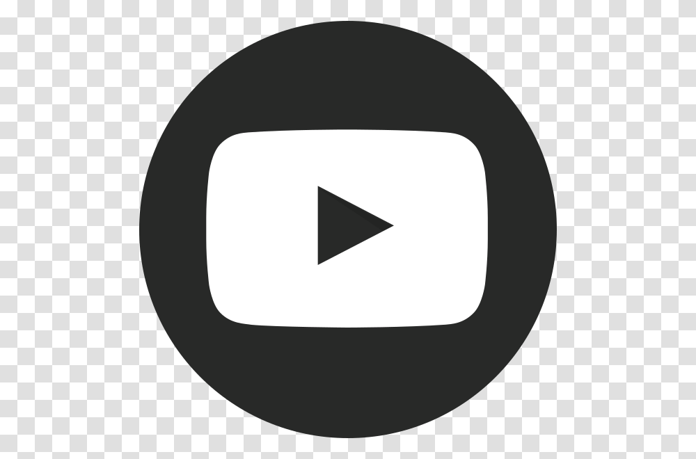Youtube Play Button Dark Circular, Logo, Trademark, Path Transparent Png