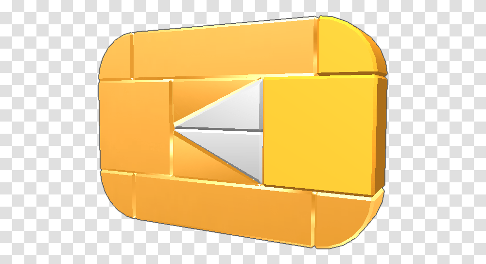 Youtube Play Button Images Youtube Gold Play Button, Furniture, Couch, Drawer, Intersection Transparent Png