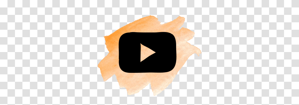 Youtube Play Logo Tan, Leaf, Plant, Hand, Text Transparent Png