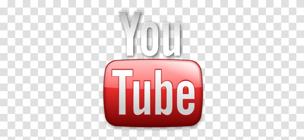 Youtube Red Logo Picture Icon Youtube Psd, Word, Text, Symbol, First Aid Transparent Png