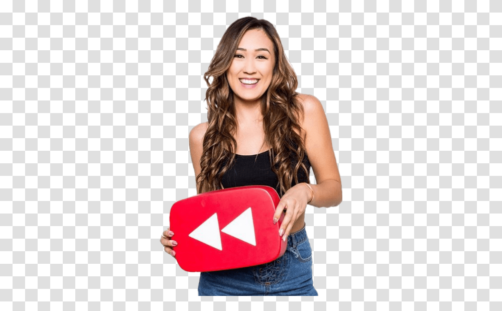 Youtube Rewind Sticker For Women, Person, Human, Female, Clothing Transparent Png