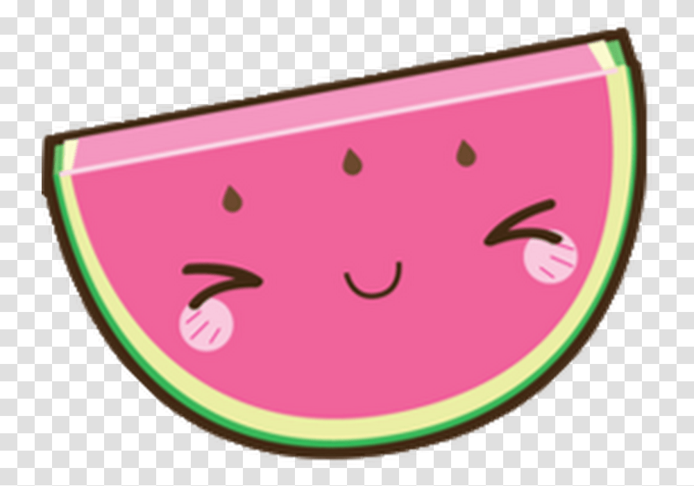 Youtube Sandia Kawaii Kawaii Drawings Cute Drawings Cute Watermelon, Plant, Fruit, Food, Birthday Cake Transparent Png