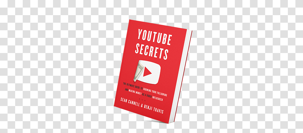 Youtube Secrets Benji Travis & Sean Cannell Youtube Secrets Book Cover, Advertisement, Poster, Flyer, Paper Transparent Png