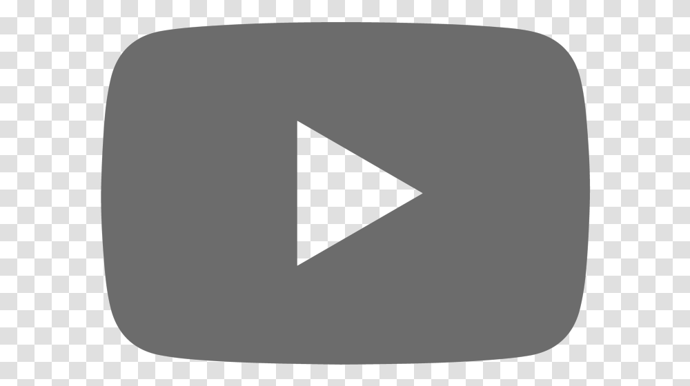 Youtube Silver Logo, Triangle, Screen, Electronics, Gray Transparent Png