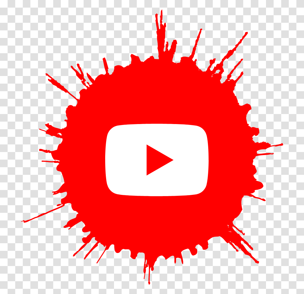 Youtube Splash Icon Image Free Download From Pixlokcom Dot, Label, Text, Poster, Advertisement Transparent Png