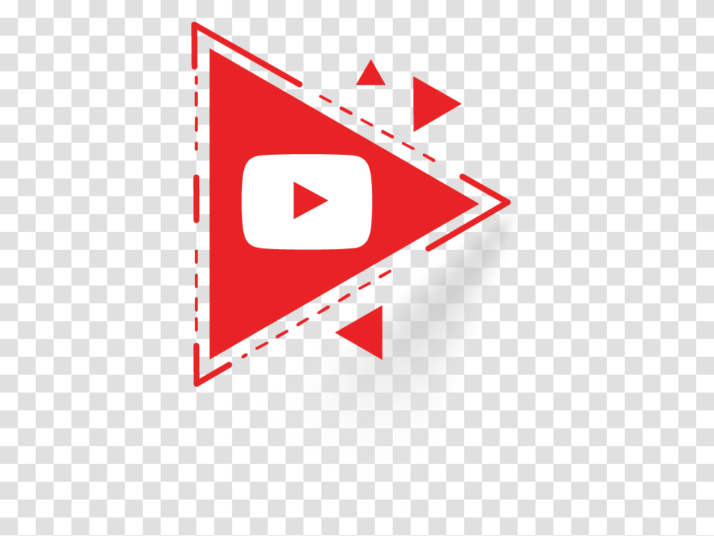 Youtube Symbol Bell Icon Youtube, Label, Envelope, Triangle Transparent Png